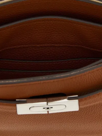 Tory Burch Mini Lee Radziwill Leather Top-handle Handbag