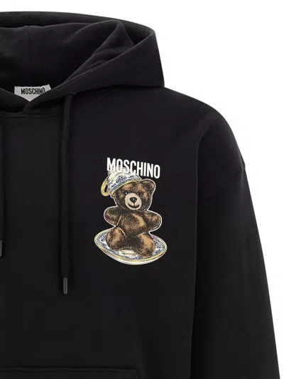 Moschino Long Sleeve Sweatshirt In Black