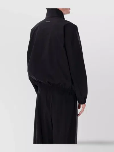 Fear Of God Eternal Zip-up Track Jacket In Black