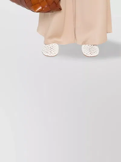 Fabiana Filippi Wide-leg Trousers Elasticated Waist In Pink
