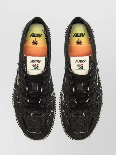 Autry Low Top Denim Espadrilles Sneakers