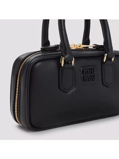 Miu Miu Arcadie Calf Leather Top Handle Bag