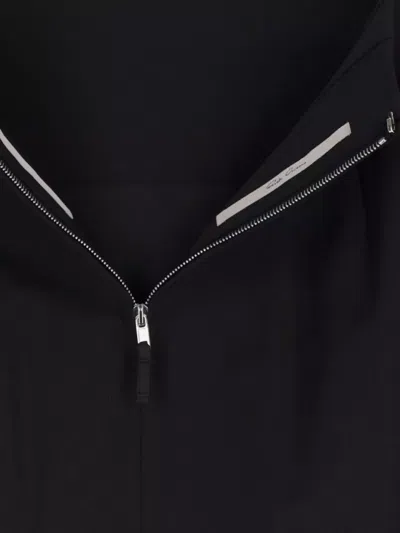 Rick Owens Midi High-waisted Skirt Knee Length In Black
