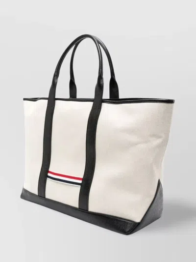 Thom Browne Medium Tool Tote Leather Handles