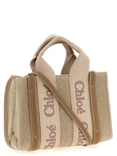 Chloé Natural Woody Mini Handbag