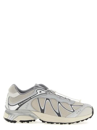 Salomon Xt-whisper Low-top Mesh And Nylon Sneakers In Gray