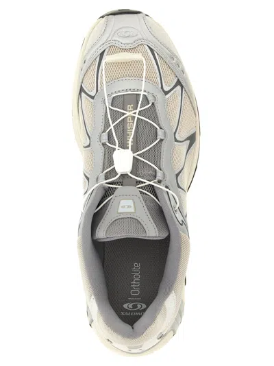 Salomon Xt-whisper Low-top Mesh And Nylon Sneakers In Gray