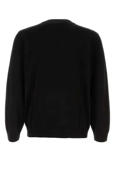 Carhartt Madison Cotton Sweater With Ribbed Cuffs And Hem In Black