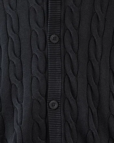 Carhartt Cardigan Carter Nero In Black