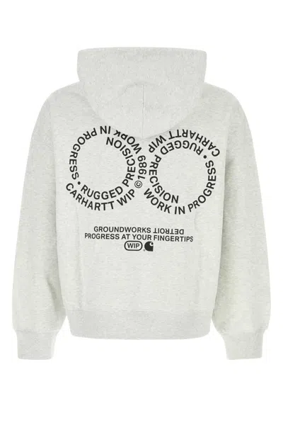 Carhartt Hooded Cotton Blend Sweatshirt With Front Pocket