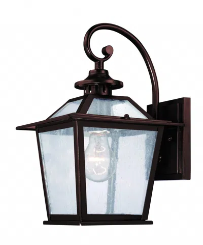 Hivvago Antique Bronze Terrarium Shape Wall Light