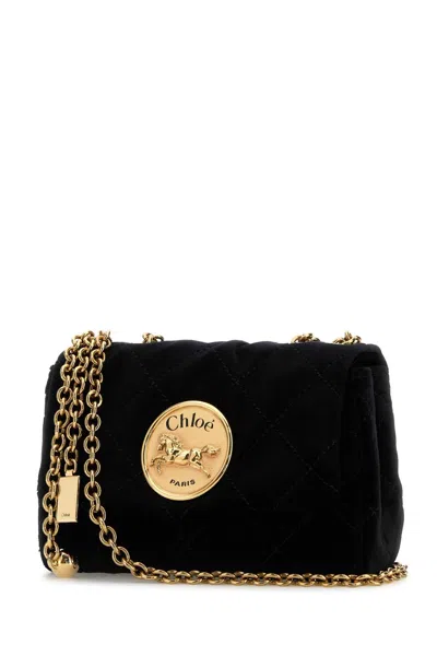 Chloé Small Heritage Shoulder Bag Quilted Design Chain Strap