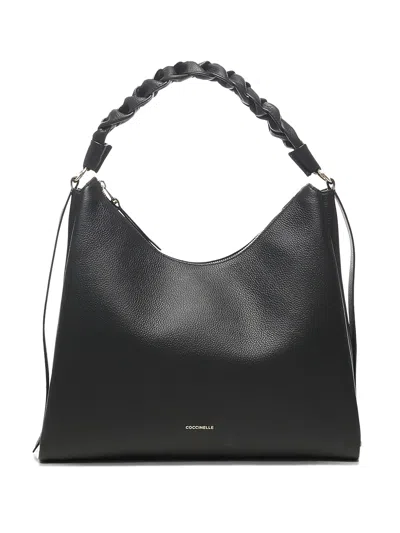 Coccinelle Medium Boheme Shoulder Bag In Black