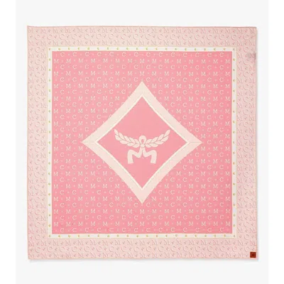 Mcm Diamond Monogram Scarf In Organic Silk