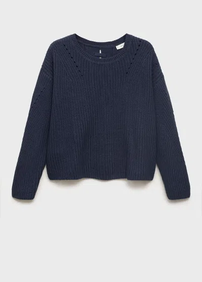 Mango Teen Oversize Knit Sweater