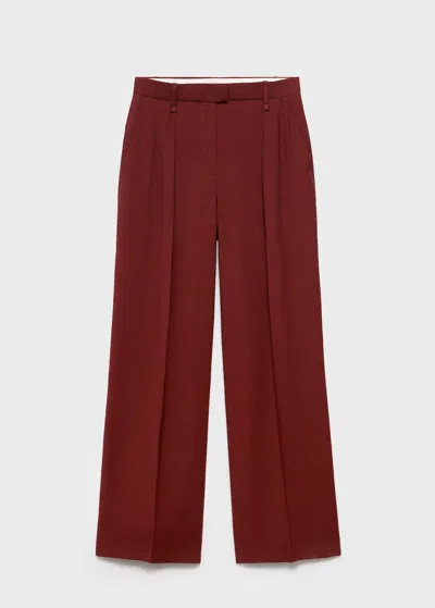 Mango Straight-fit Pleated Pants
