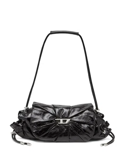 Diesel Scrunch-d S-shoulder Bag In Scrunched Leather