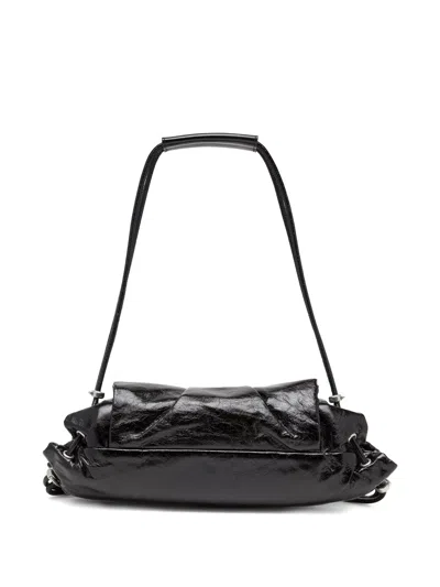 Diesel Scrunch-d S-shoulder Bag In Scrunched Leather