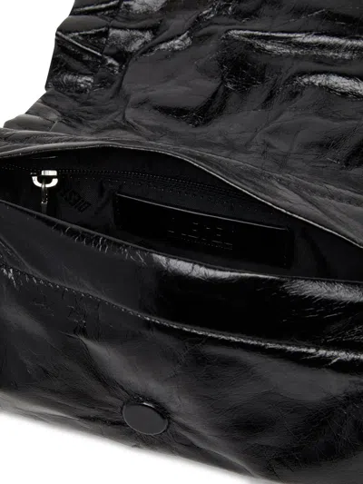 Diesel Scrunch-d S-shoulder Bag In Scrunched Leather