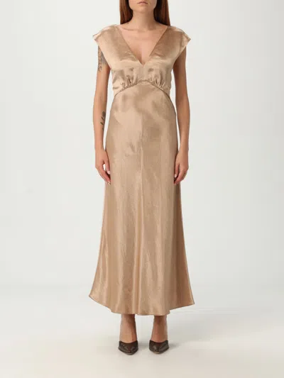 Mm Max Mara Dress  Woman Color Brown In Brown