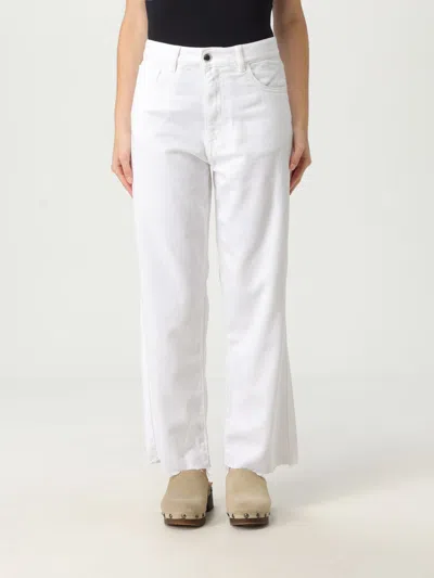 Icon Denim Los Angeles Jeans  Woman Color White In White