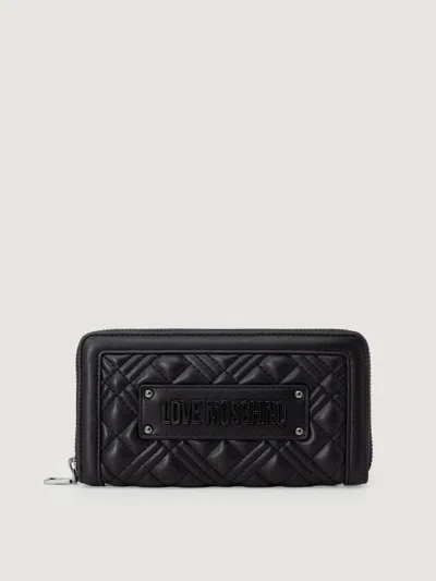 Love Moschino Wallet  Woman Color Black In Black