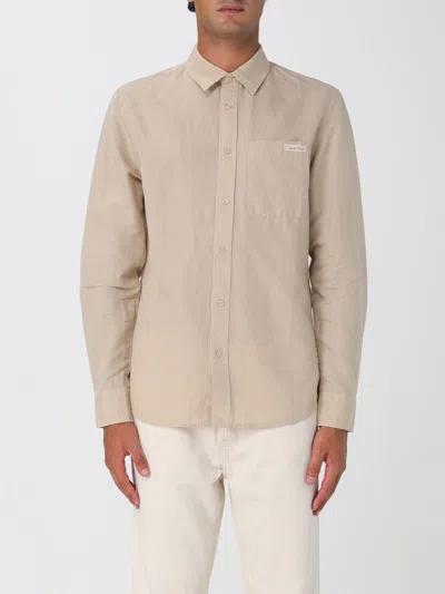 Calvin Klein Jeans Est.1978 Shirt Calvin Klein Jeans Men Color Beige In Neutral