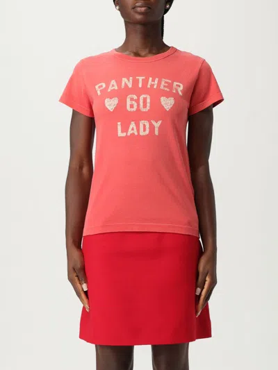 Valentino Panther Lady Graphic Print Crew Neck T-shirt