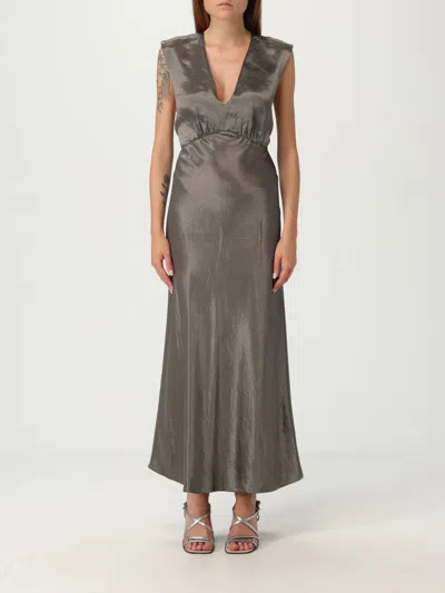 Mm Max Mara Dress  Woman Color Military In Gray