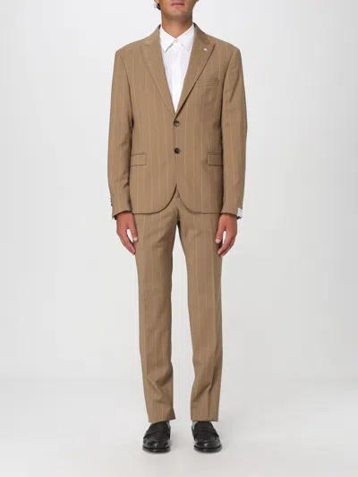 Manuel Ritz Suit  Men Color Brown In Brown