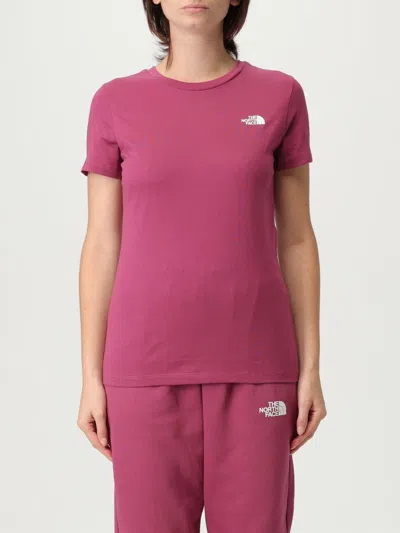 The North Face T-shirt  Woman Color Cyclamen In Pink