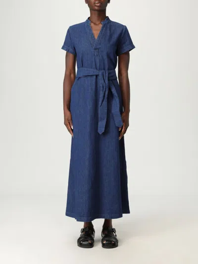 Apc A.p.c. Women Denim Annelie Dress In Blue