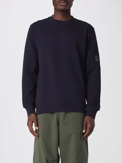 C.p. Company C.p.company Sweatshirt With Logo In Blue