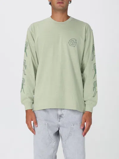 Carhartt Terrestrial Long-sleeve Graphic-print T-shirt In Gold