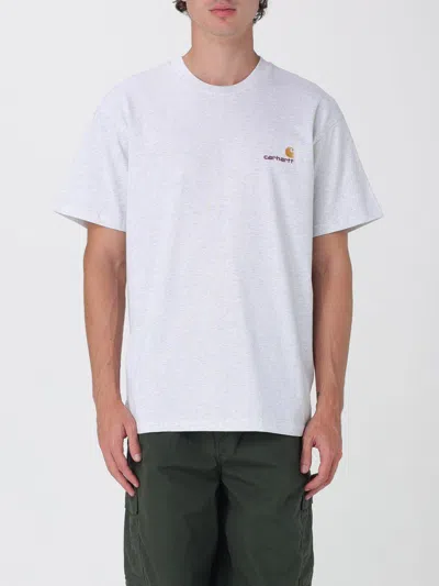 Carhartt Organic Cotton T-shirt With Frontal Logo In White