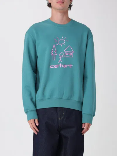 Carhartt Crew Neck Embroidered Design Sweaters