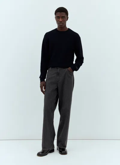 Apc A.p.c. Men X Jjjjound Waffle-knit Sweater In Black