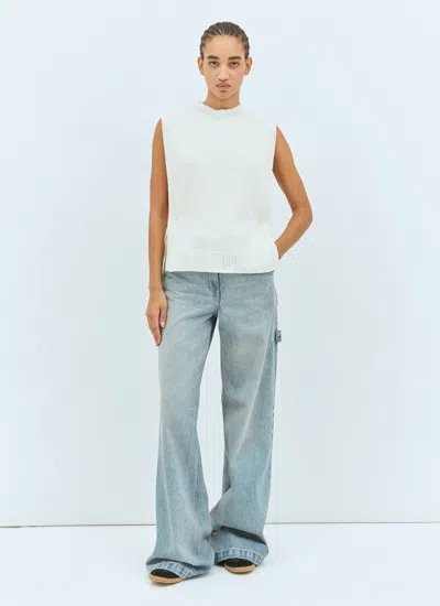 Apc A.p.c. Women Margot Wool Gilet In Neutral