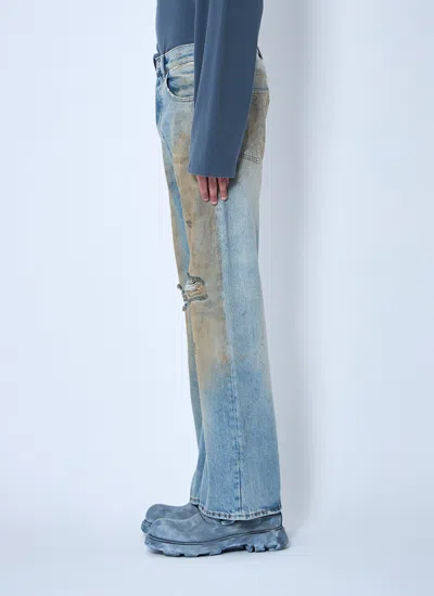 Acne Studios Men 2021m Distressed Jeans In Blue