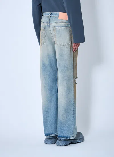 Acne Studios Men 2021m Distressed Jeans In Blue