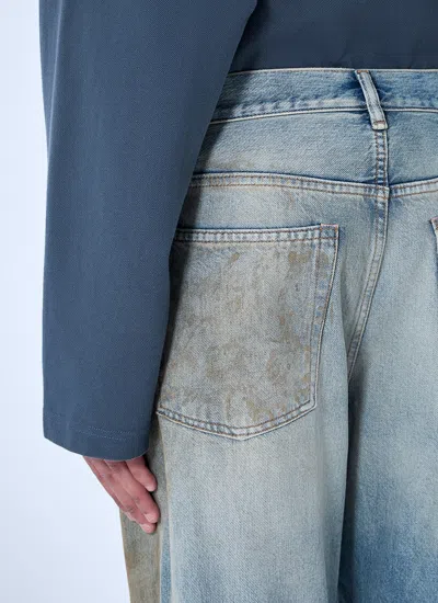 Acne Studios Men 2021m Distressed Jeans In Blue