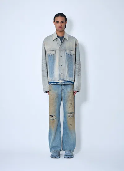 Acne Studios Oversized Denim Jacket In Blue