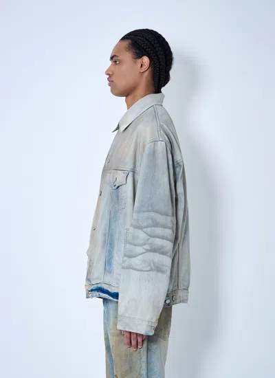 Acne Studios Oversized Denim Jacket In Blue