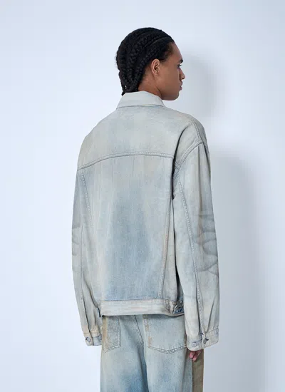 Acne Studios Oversized Denim Jacket In Blue