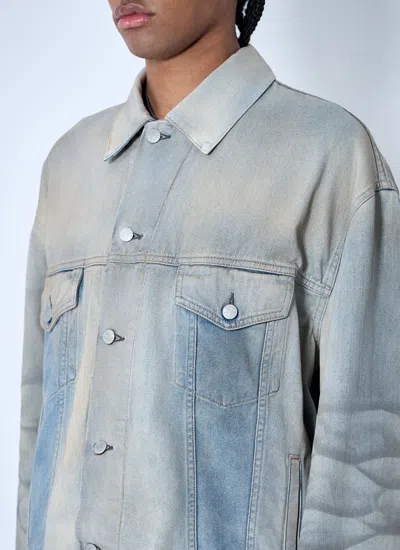 Acne Studios Oversized Denim Jacket In Blue
