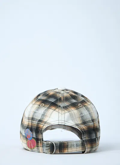 Acne Studios Men Logo Motif Baseball Cap In Multi