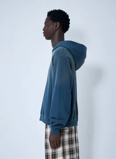 Acne Studios Women Hooded Logo Motif Sweatshirt In Black