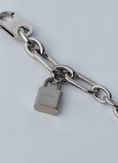 Acne Studios Women Padlock Chain Necklace