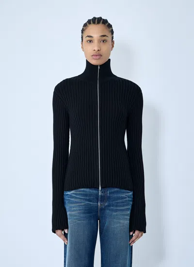 Acne Studios Women Zip-up Knit Cardigan