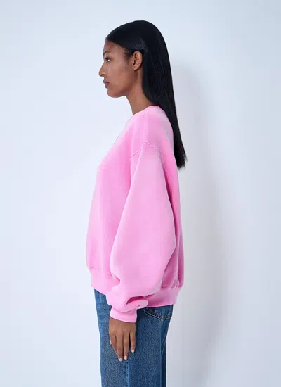 Alexander Wang Women Logo Motif Sweatshirt In Pink